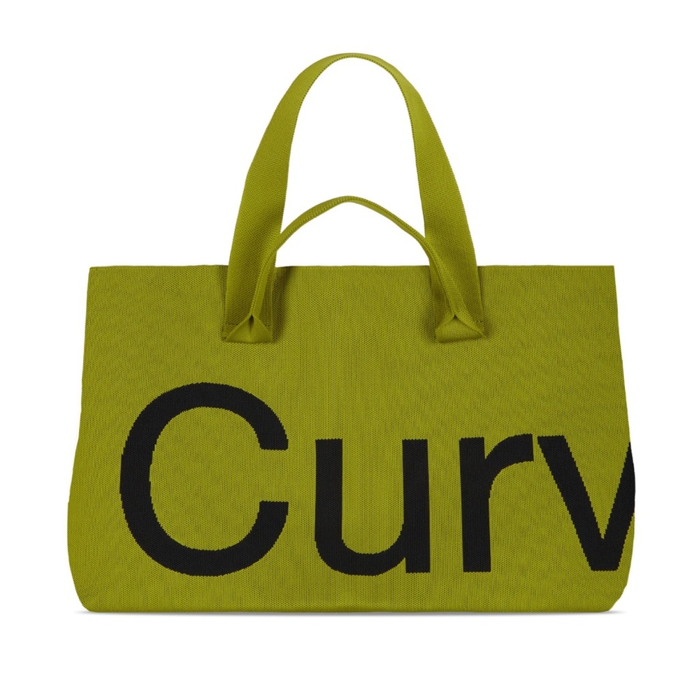 Curves by Sean Brown Tote Bag - Lemongrass